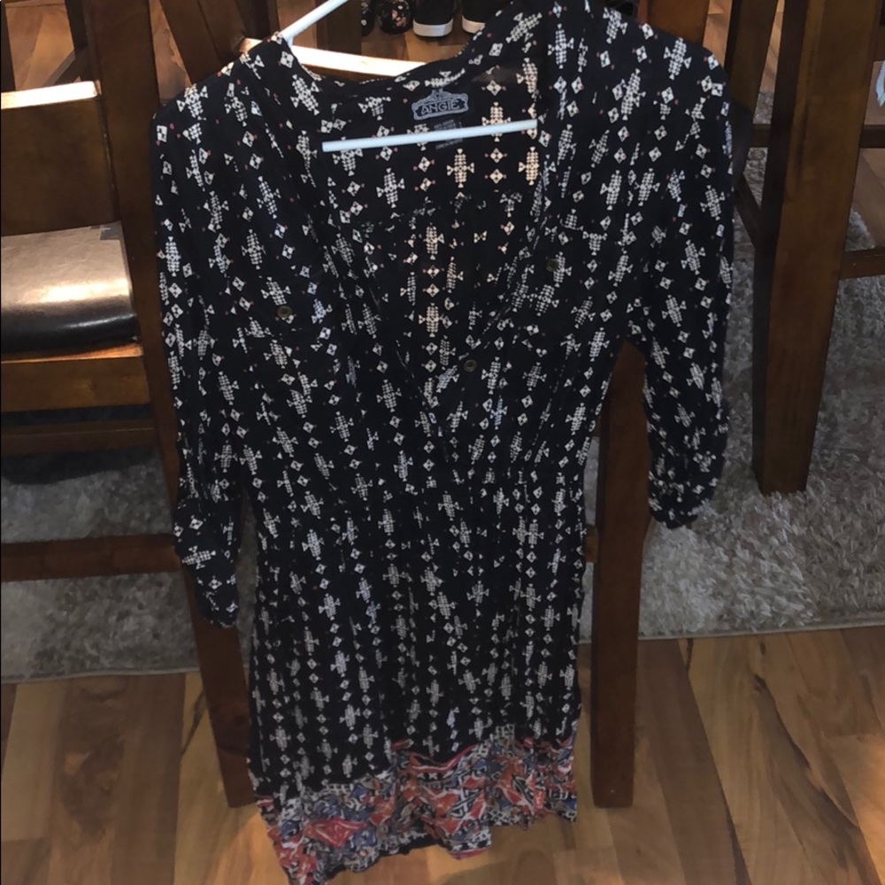 Aztec print dress